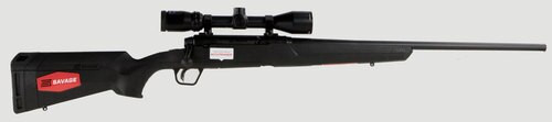 Savage Axis II XP 22-250 Remington, With 3X9X40 Scope, 22" Barrel,, Synthetic, Black, 4 rd