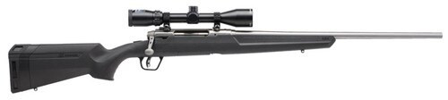 Savage Axis II XP Package 308 Win, 3X9X40 Scope, 22" Barrel, Stainless Steel, 4rd