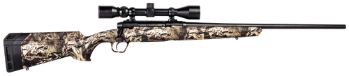 Savage Axis XP Camo, 350 Legend, 18" Barrel, Black Color, Mossy Oak Break-Up Country Polymer Stock, Weaver 3-9x40 Scope, 4Rd, Detachable Box Magazine