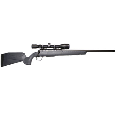 Savage Axis II 223 Remington 22" Heavy Barrel Bushnell 4-12x40mm Scope Black/Synthetic Gray Stock