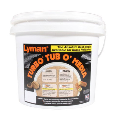 Lyman 18lbs Turbo Tub O'Media Tufnut Case Cleaning Media