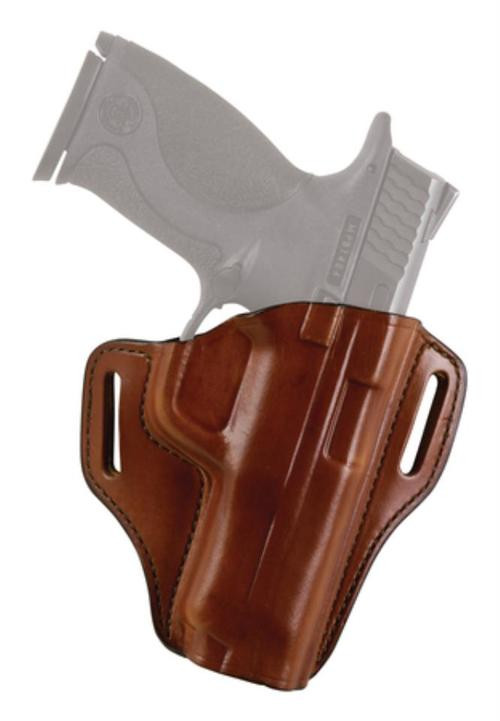 Bianchi, Model #57 Remedy Open Top Leather Holster, Fits Glock 17/22/31, Tan, Right Hand