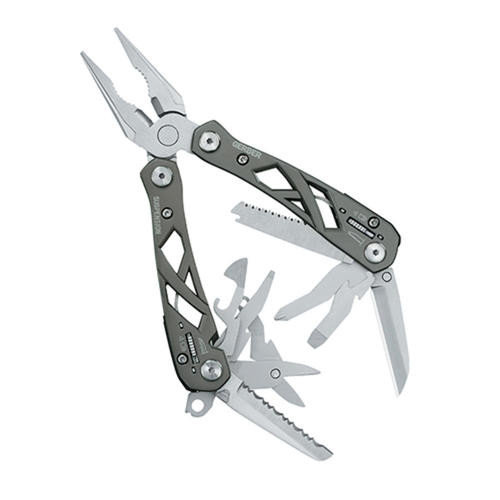 Gerber Suspension NXT Multi-Tool, 15 Tools, 2.25", Serrated, Silver