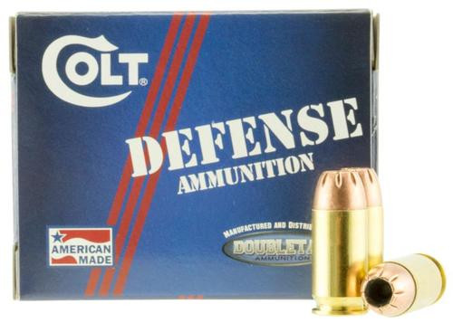 DoubleTap Ammunition Colt Defense, 45 ACP, 230Gr, Jacketed Hollow Point, 20rd Box