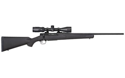 Mossberg Patriot .22-250 Rem, 22" Barrel, 3-9x40mm Vortex Crossfire II, Black Stock, Blued, 5rd