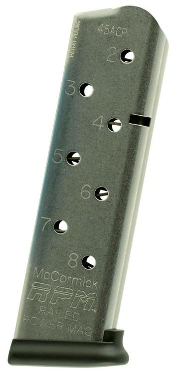 Chip McCormick Custom 1911 45 ACP, 8 rd Stainless Finish