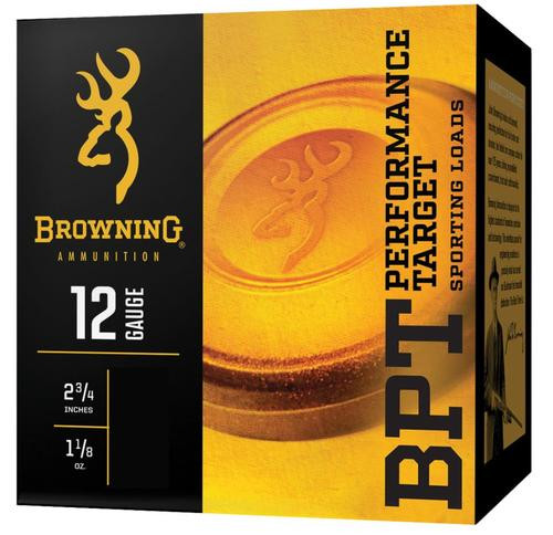 Browning BPT Performance Target 12 Ga, 2.75", 1-1/8oz, Handicap, 7.5 Shot, 25rd Box