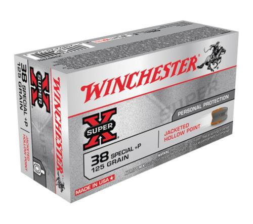 Winchester Super X 38 Special JHP 125gr, 50rd Box