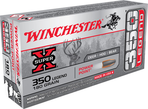 Winchester Super-X 350 Legend, 180gr, Power Point, 20rd Box
