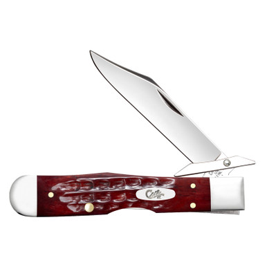 Case XX Cheetah Cub Pocket Worn Old Red Bone 10309 Stainless Pocket Knife