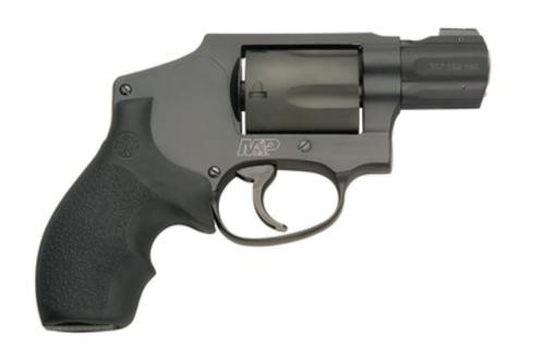 Smith & Wesson M&P 340 357 Mag/38 Spc +P 1.875" Barrel Matte Black, Rubber Grips 5 Round