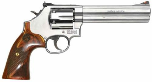 Smith & Wesson Model 629 Deluxe 44 Magnum / .44 Special, 6.5", Wood Grips, Stainless