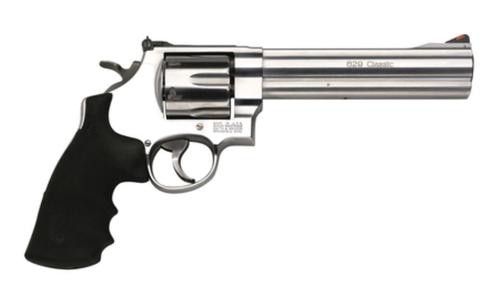 Smith & Wesson Model 629 Classic 44 Mag 6.5" Barrel Rubber Grip Matte SS Finish