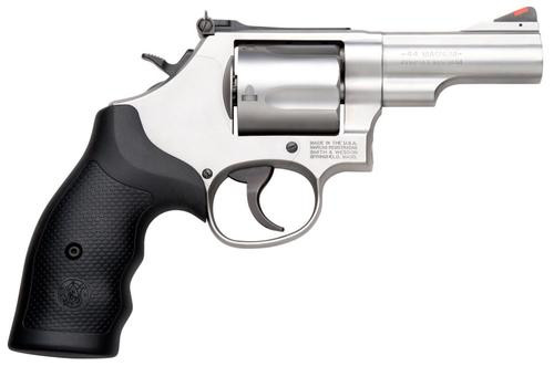 Smith & Wesson Model 69 .44 Magnum, 2.75" Barrel Stainless Finish, Rubber Grips, Adjustable Sights, 5 Rounds