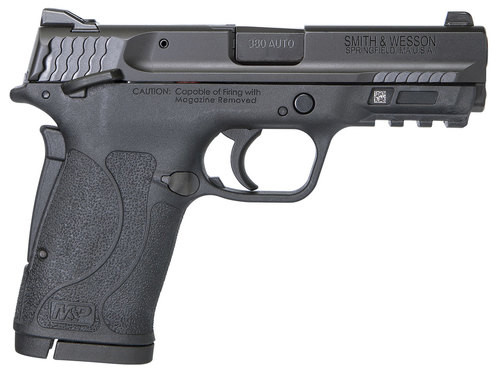 Smith & Wesson M&P Shield EZ .380 ACP, 3.6" Barrel, Adj Rear Sight, Manual Safety, 8rd