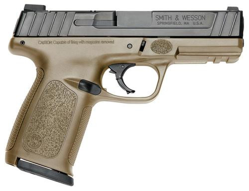 Smith & Wesson SD Double 40 S&W, 4" Barrel, Flat Dark Earth, 14rd