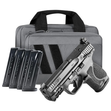 Smith And Wesson M&P 9 M2.0 Compact 9mm 4" Barrel 15 Round Thumb Safety Savior Equipment Bundle