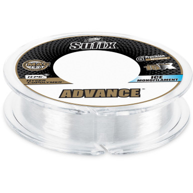 Sufix Advance Ice Monofilament Line Clear 6 lb.