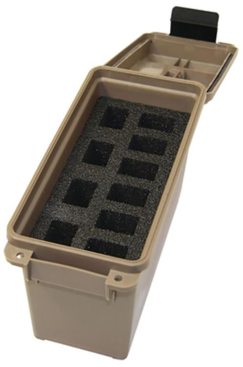 MTM Tactical Magazine Can Holds Ten Double Stack Handgun Magazines Dark Earth