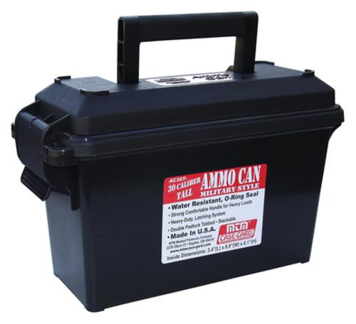 MTM Military Style Ammo Cans Tall .30 Caliber Black