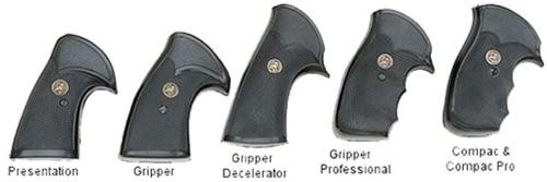 Pachmayr Presentation Grip, Ruger RedHawk, Checkered, Black Rubber