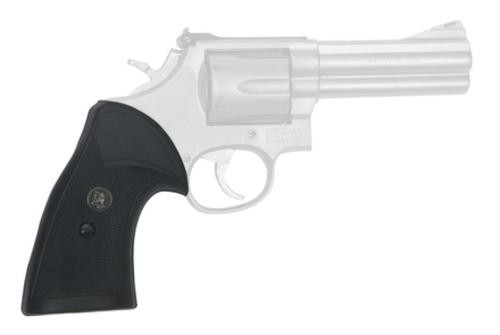 Pachmayr Presentation Grip S&W K/L Frame Square Butt Checkered Black Rubber