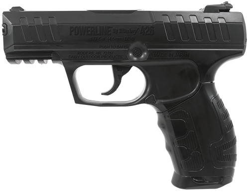 Daisy 426, CO2 Pistol, BB, 430 Feet Per Second, 6.758" Barrel, Black Color, 15Rd Capacity