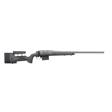 Bergara Rifles BPR2065MCHB Premier HMR Pro 6.5 Creedmoor 5+1 24" Heavy/Threaded Barrel, Tactical Gray Cerakote, Black with Gray Fleck Stock