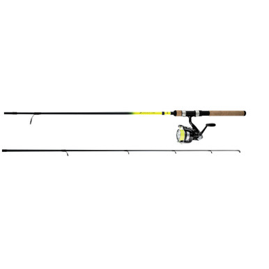 Daiwa D-Shock Ii With Braided Line Spinning Combo 6'6" 6-14lb Line Cap