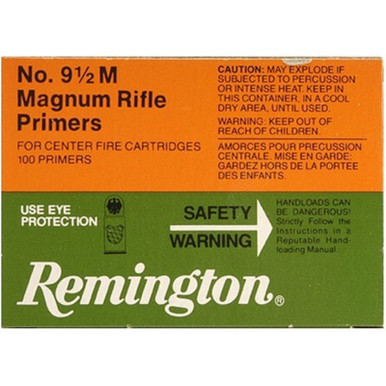 Remington #9-1/2M Large Rifle Magnum Primer 100 Count