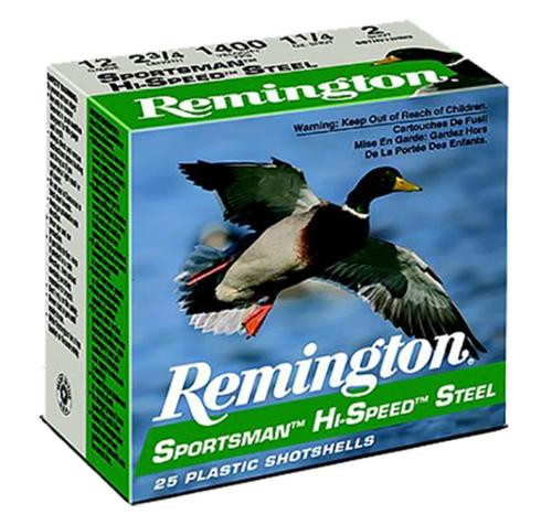 Remington Sportsman Steel Loads 12 Ga 2.75 1.1oz 4 Shot 25rd Box
