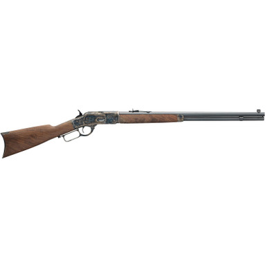 Winchester Guns 534217137 Model 1873 Sporter 38 Special, 357 Mag 14+1 Cap 24" Octagon Barrel Color Case Hardened Rec Satin Oiled Walnut Fixed Straight Grip Stock Right Hand (Full Size)