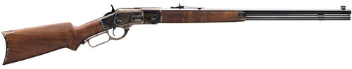 Winchester Model 1873 Pistol Grip Sporter, Lever Action Rifle, 45 Long Colt, 24" Octagon Barrel, Color Case Hardened Finish, Black Walnut Pistol Grip Stock, Adjustable Rear Sight, 14 Rounds