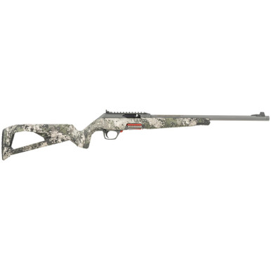 Winchester Repeating Arms 521141102 Wildcat 22 LR 10+1 18", Gray Barrel/Rec, Skeletonized TrueTimber VSX Stock, Ghost Ring Sight, Suppressor Ready