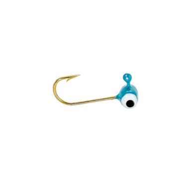 Strike King Mr Crappie Teen-Zee Sausage Head Cyan 1/64oz