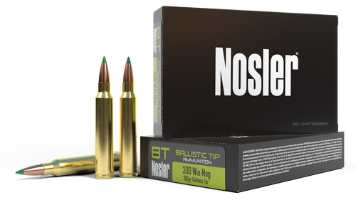 Nosler Ballistic Tip 300 Win Mag 180gr, Ballistic Tip, 20rd Box