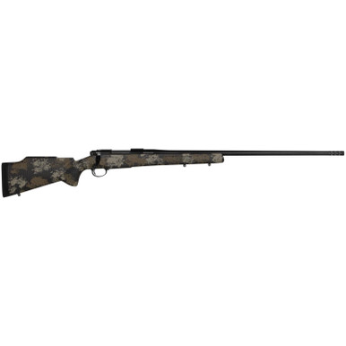 Nosler 41848 M48 Long-Range 6.5 Creedmoor 4+1 26" Barrel, Graphite Black Cerakote Metal Finish, Black with Green/Tan Sponge Pattern Manners MCS-T Elite Tac Stock