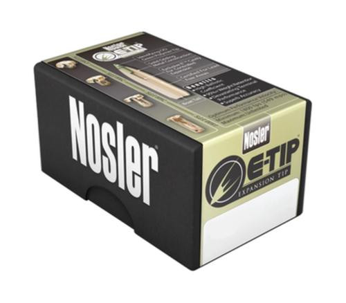 Nosler E-Tip Lead Free 6mm .243 90gr, 50 Per Box, NOT AMMO THESE ARE RELOADING BULLETS