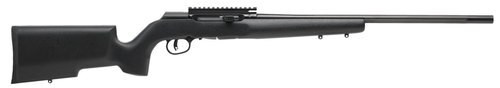 Savage A22 Pro Varmint .22 LR, 22" Threaded Barrel, Wood Black Stock, 10rd