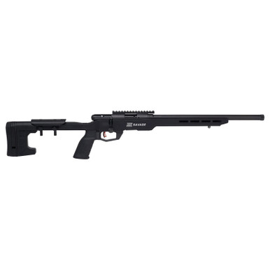 Savage Arms 70248 B22 Precision Full Size Bolt Action 22 LR 10+1 18" Barrel, Matte Black Metal Finish & Adjustable MDT ACC Aluminum Chassis Matte Black Stock