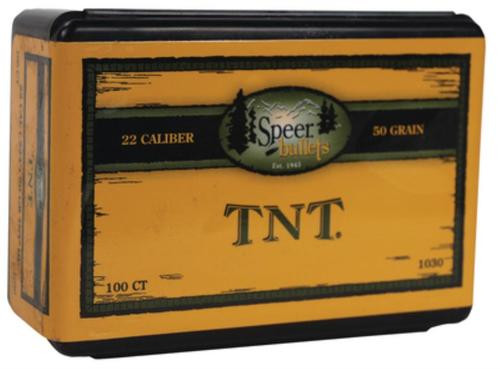 Speer Bullets Rifle Varmint 22 Caliber .224 30gr, TNT Green 100 Box, NOT AMMO THESE ARE RELOADING BULLETS