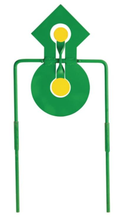 Champion Double Reaction Metal Spinner Target .22 Caliber Rimfire Radiation Green