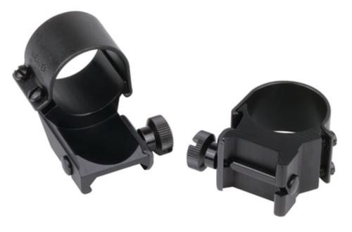 Weaver Mounts Weaver Detachable Top Mount 1" Dia High Gloss Black, Dual Extn RN