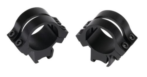 Weaver Mounts Quad Lock Detachable Rings 1 Inch Medium Black