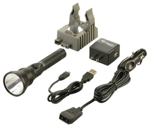 Streamlight Strion Dual Switch High Lumen Long Range Rechargeable Flashlight With AC/12V DC 700 Lumens Black