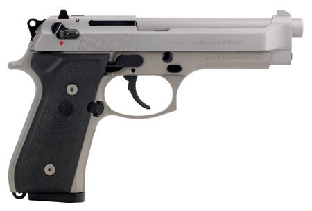 Beretta 92FS, 9mm, 4.9" Barrel, INOX, CA Compliant, 10rd