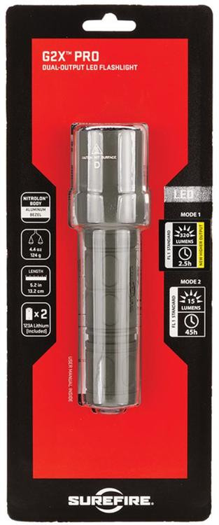 Surefire G2X Pro 6V 15/320 Lumens LED Forest Green Polymer