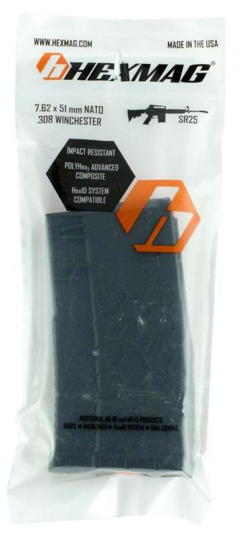 Hexmag SR-25 AR-10 7.62x51 NATO 20rd Composite Black