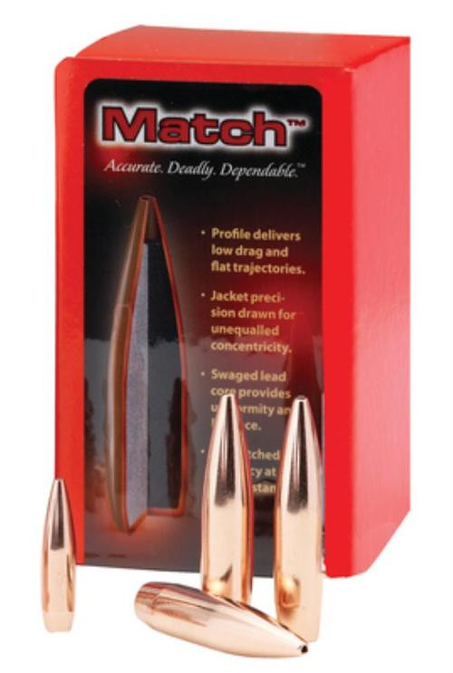 Hornady Rifle Bullets Match .22 Caliber 68gr, 100/Box,NOT AMMO THESE ARE RELOADING BULLETS