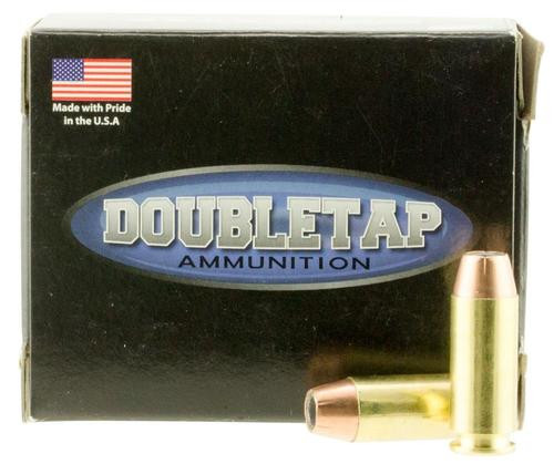 DoubleTap Ammunition Equalizer, 10MM, 230Gr, Dual Projectile (135gr Jacketed Hollow Point and 95gr Ball), 20rd Box